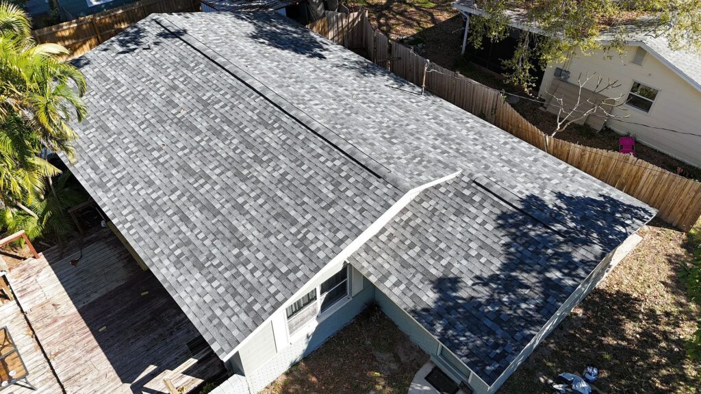 Roof inspection on residential home in St. Petersburg Florida